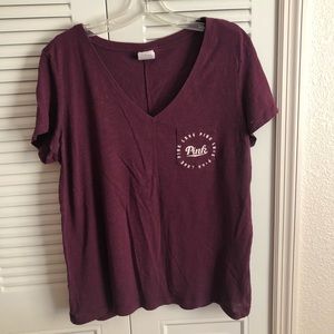 Victoria’s Secret Pink V-neck T-shirt